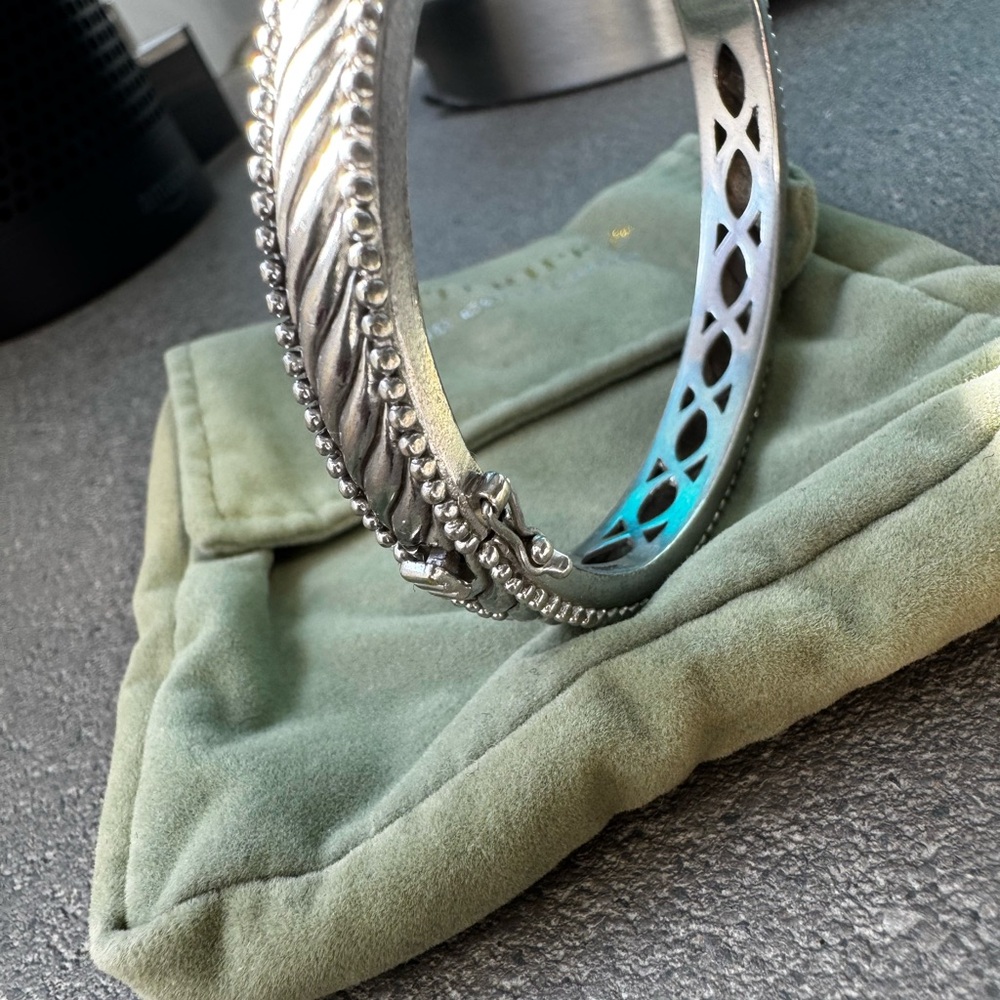 Judith Ripka Twisted Silver Bracelet - Picture 15 of 16